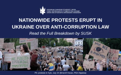 Nationwide protests erupt in Ukraine over anti-corruption law