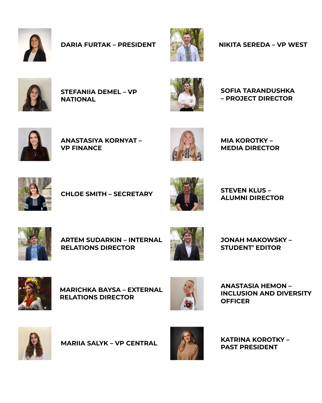 Daria Furtak – President