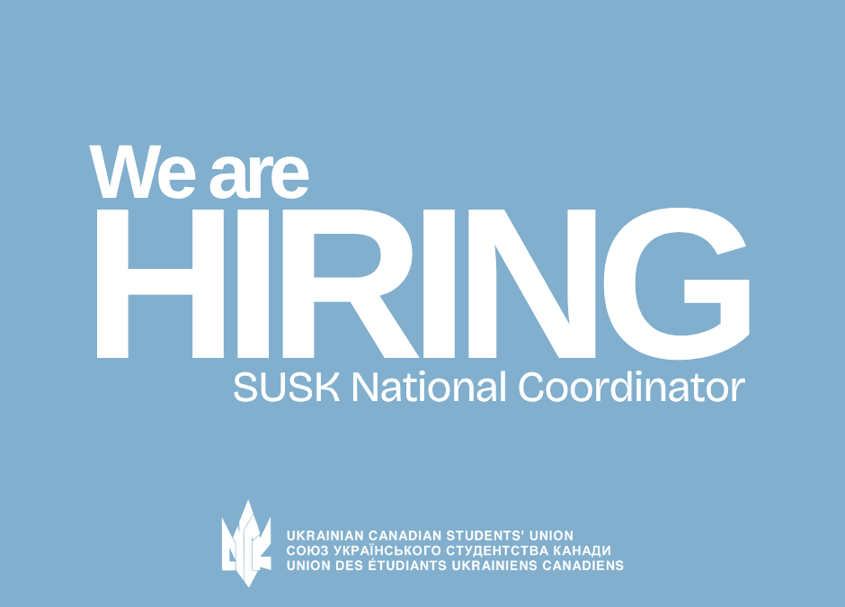 Now Hiring: 2025 SUSK National Coordinator (UCC x SUSK)